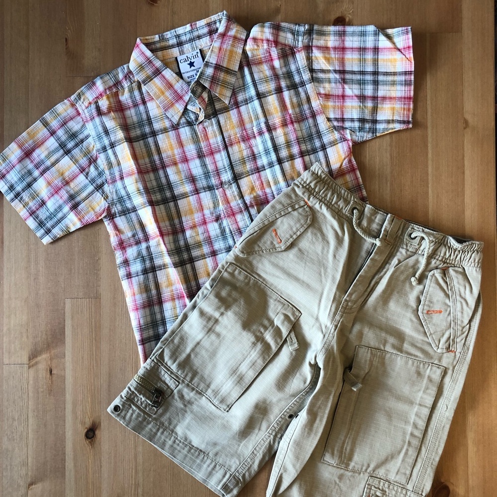 Button Down + Shorts Boys’ Set